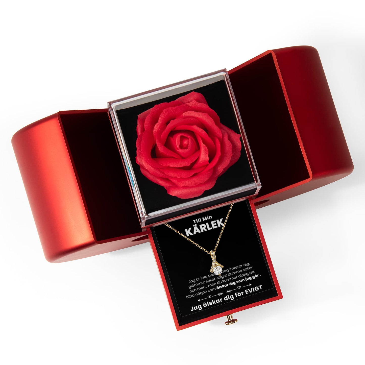 Dagen Vi Möttes - Halsband Alluring Beauty med Rosask